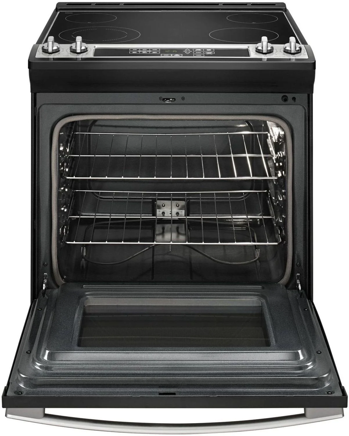 Amana Black-on-Stainless Steel Slide-In Electric Range (4.8 Cu. Ft.) - YAES6603SFS - Image 6