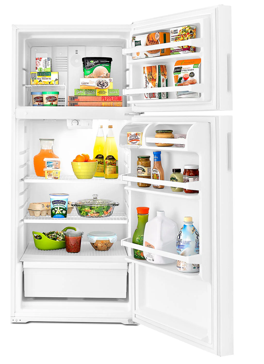 Amana White Top-Freezer Refrigerator (14.3 Cu. Ft.) - ART104TFDW - Image 3