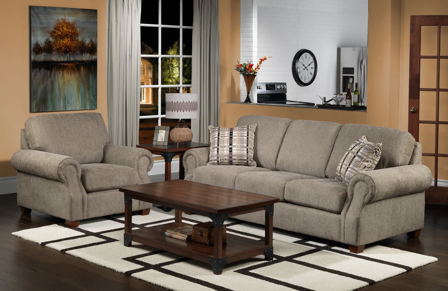 Chesterton Coffee Table and Two End Tables - Walnut - Image 3