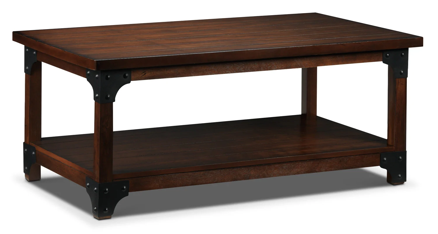 Chesterton Coffee Table and Two End Tables - Walnut - Image 5