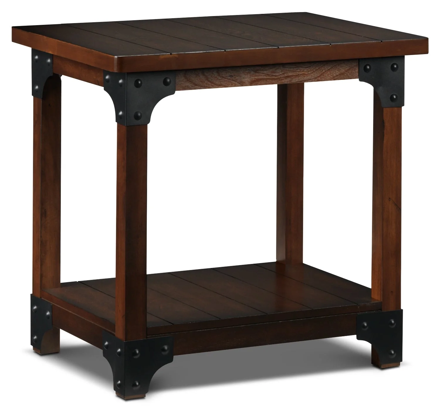 Chesterton Coffee Table and Two End Tables - Walnut - Image 6