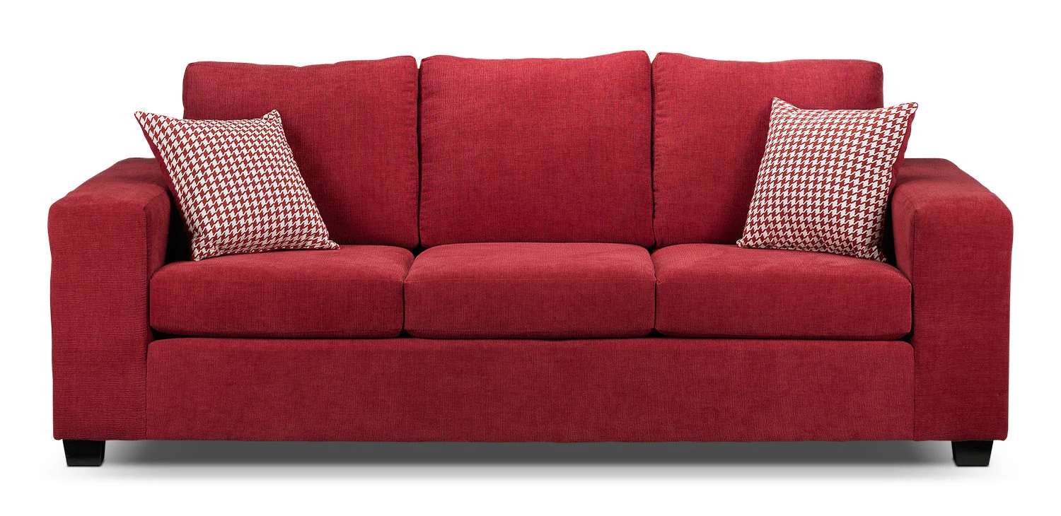 Knox Sofa - Red - Image 3
