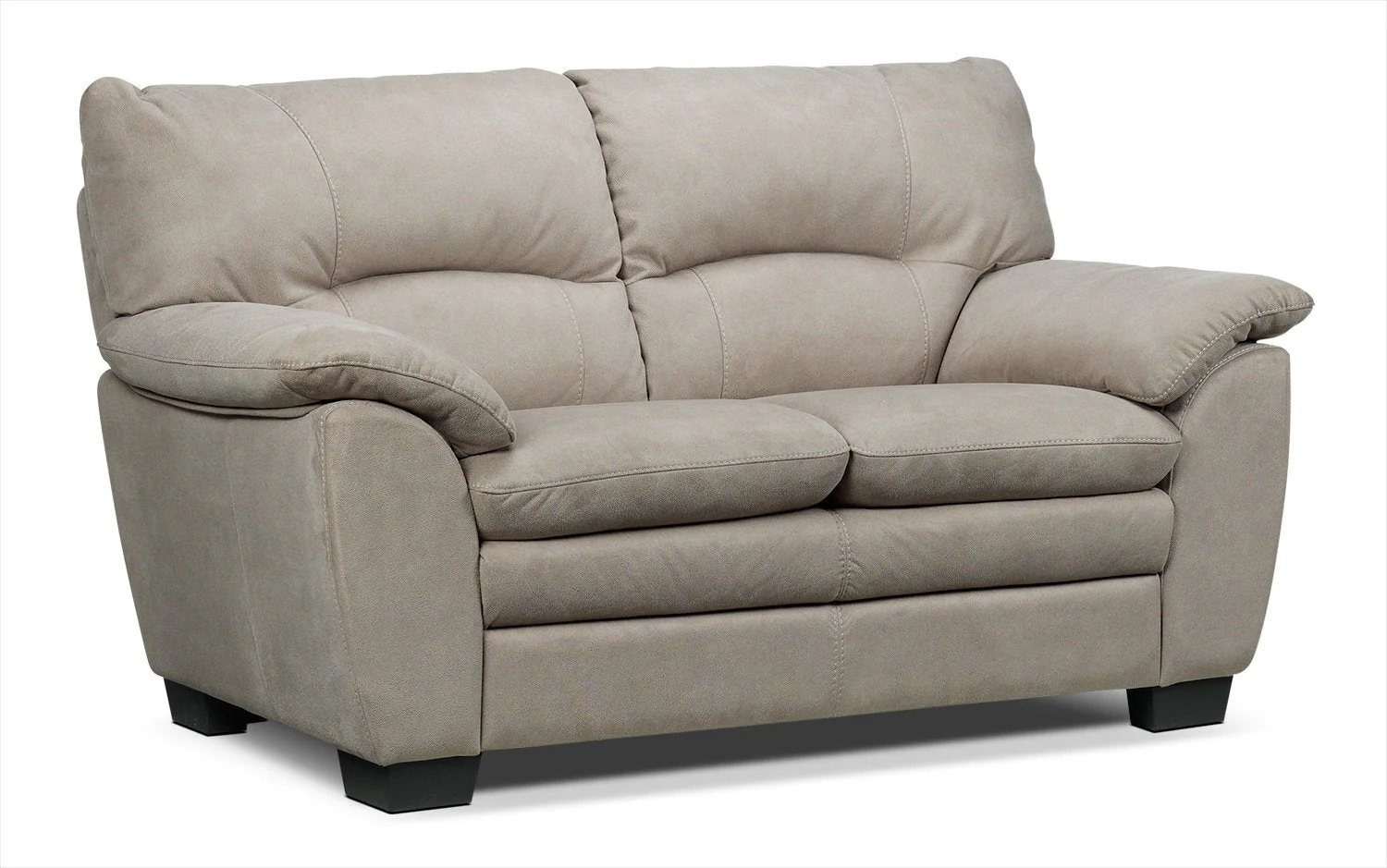 Maree Sofa and Loveseat Set - Silver Grey - Image 3
