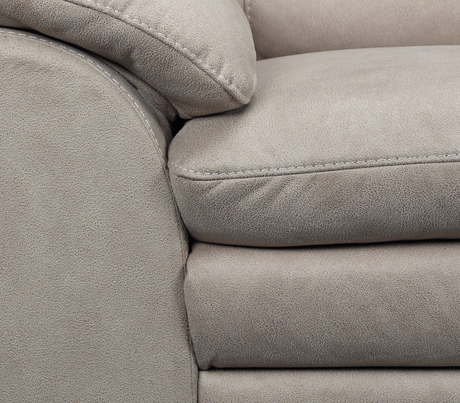 Maree Sofa and Loveseat Set - Silver Grey - Image 4