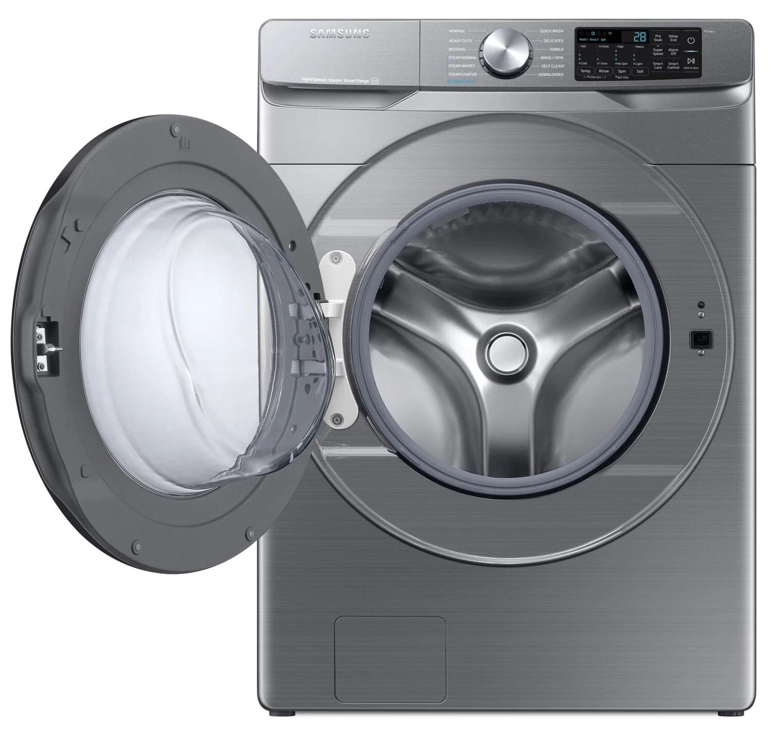 Samsung 5.2 Cu. Ft. Smart Front-Load Washer - WF45B6300AP/US - Image 3