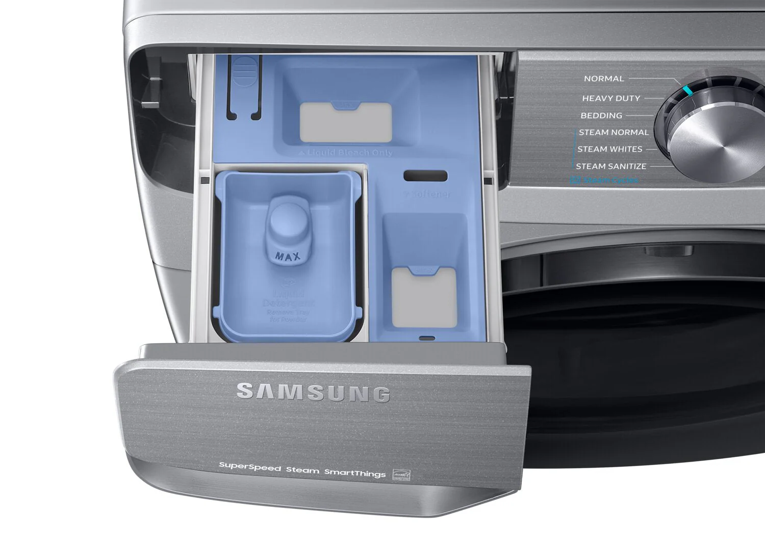 Samsung 5.2 Cu. Ft. Smart Front-Load Washer - WF45B6300AP/US - Image 4