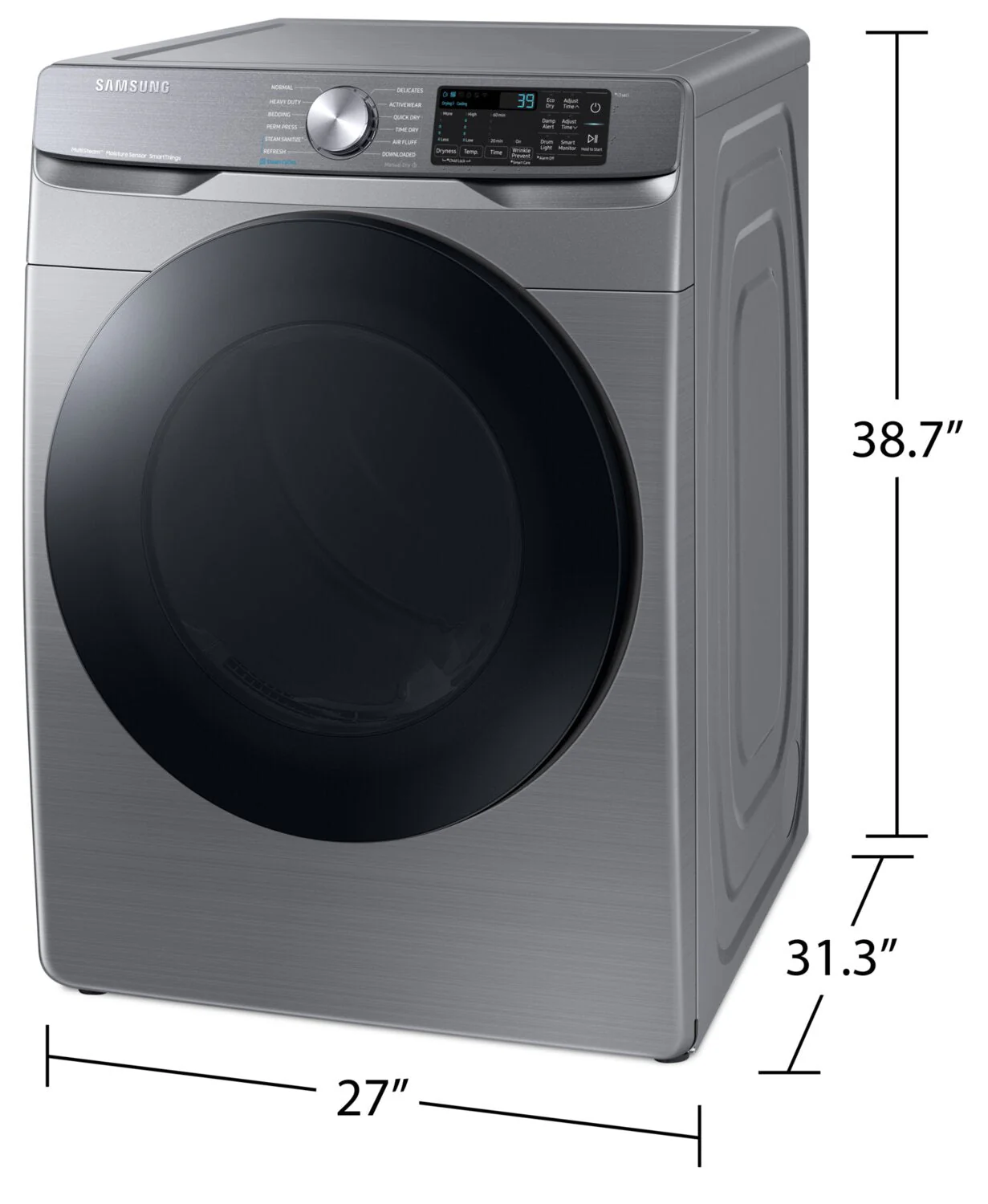 Samsung 7.5 Cu. Ft. Smart Gas Dryer - DVG45B6305P/AC - Image 9