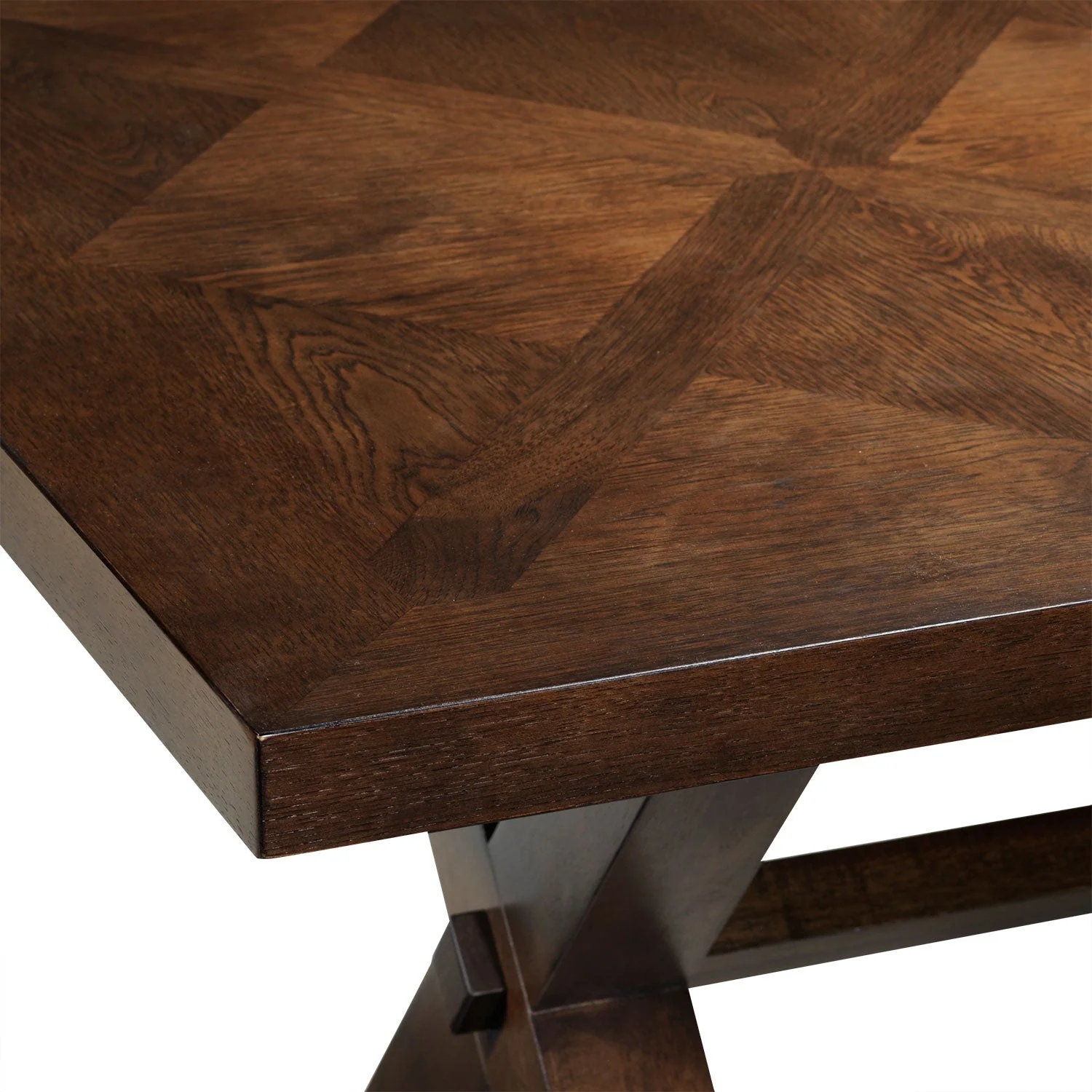 Umber Dining Table - Rustic Brown - Image 3