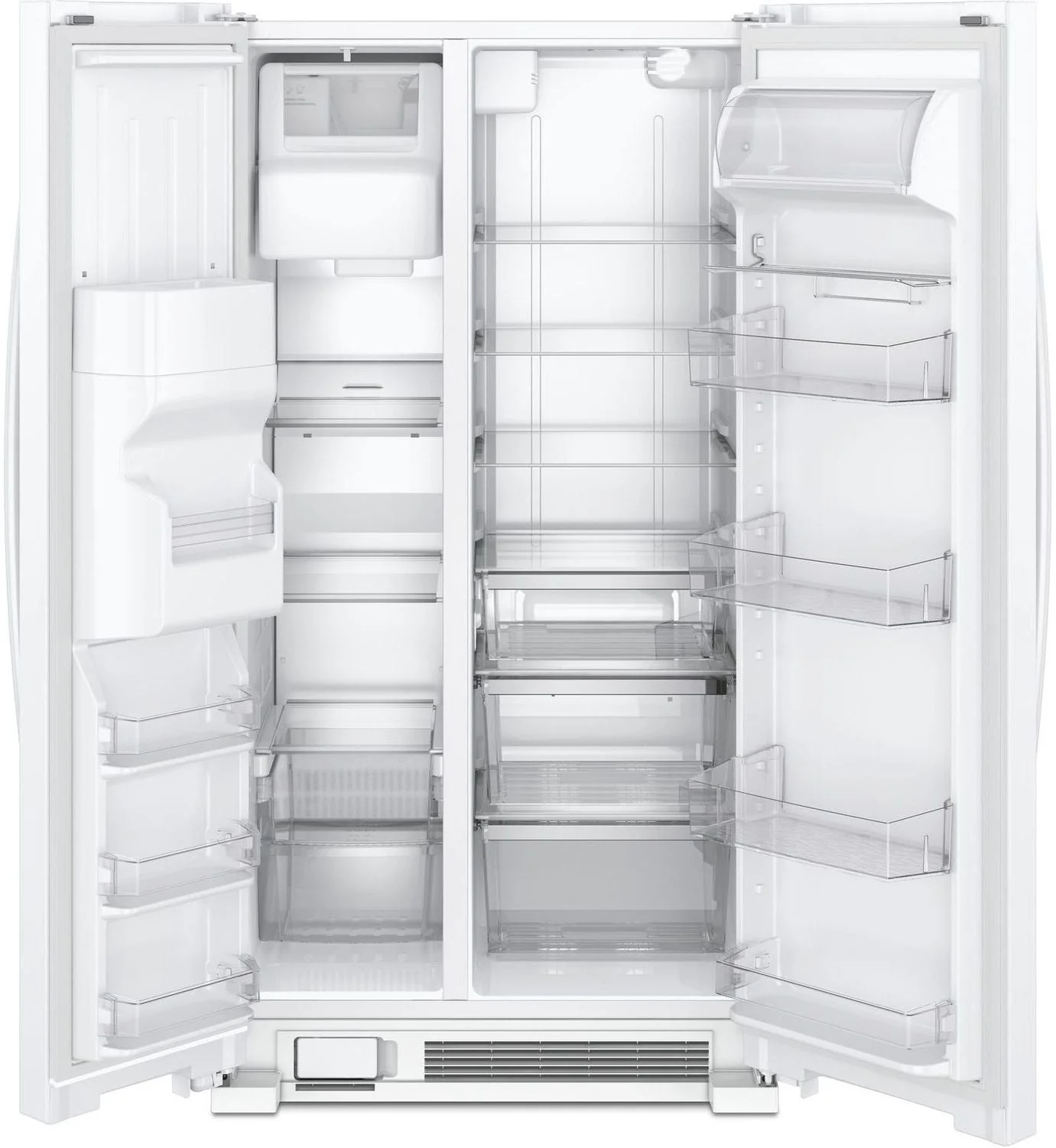 Whirlpool White Side-by-Side Refrigerator (21 Cu. Ft.) - WRS321SDHW - Image 4