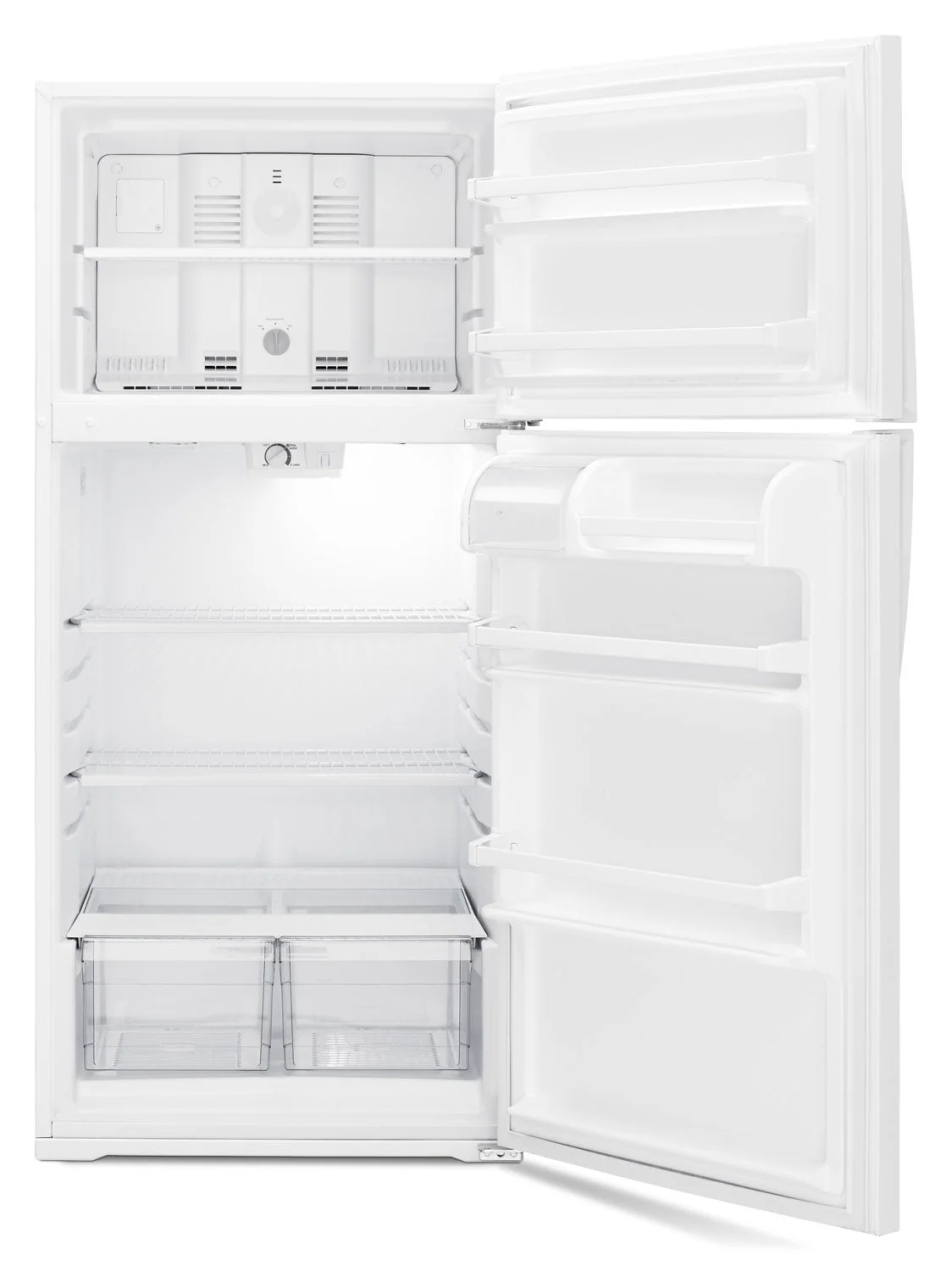 Whirlpool White Top-Freezer Refrigerator (14.3 Cu. Ft.) - WRT134TFDW - Image 4